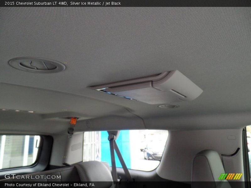 Silver Ice Metallic / Jet Black 2015 Chevrolet Suburban LT 4WD