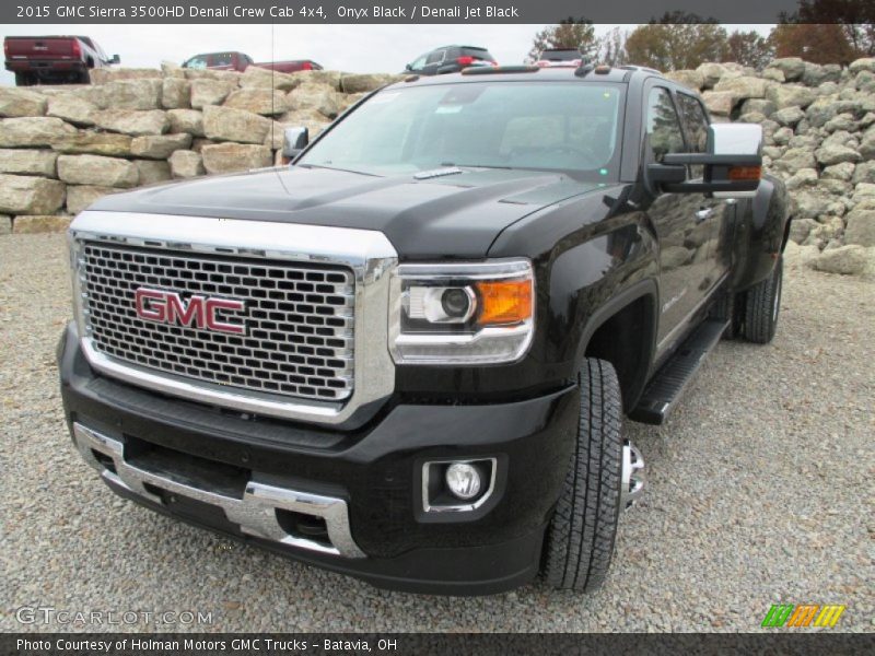 Onyx Black / Denali Jet Black 2015 GMC Sierra 3500HD Denali Crew Cab 4x4