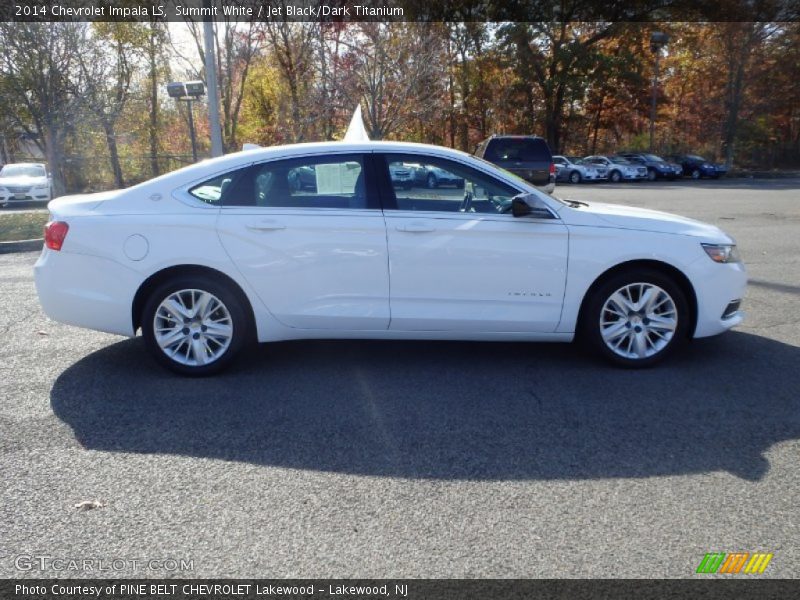 Summit White / Jet Black/Dark Titanium 2014 Chevrolet Impala LS