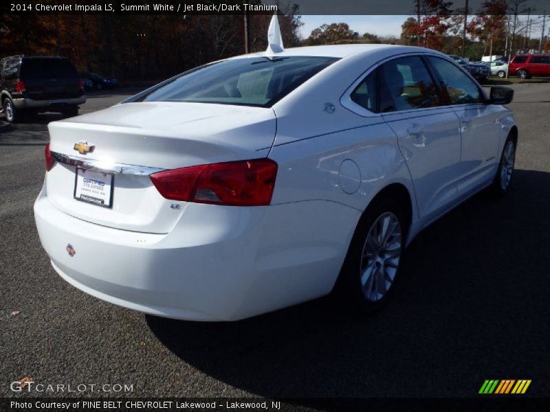 Summit White / Jet Black/Dark Titanium 2014 Chevrolet Impala LS