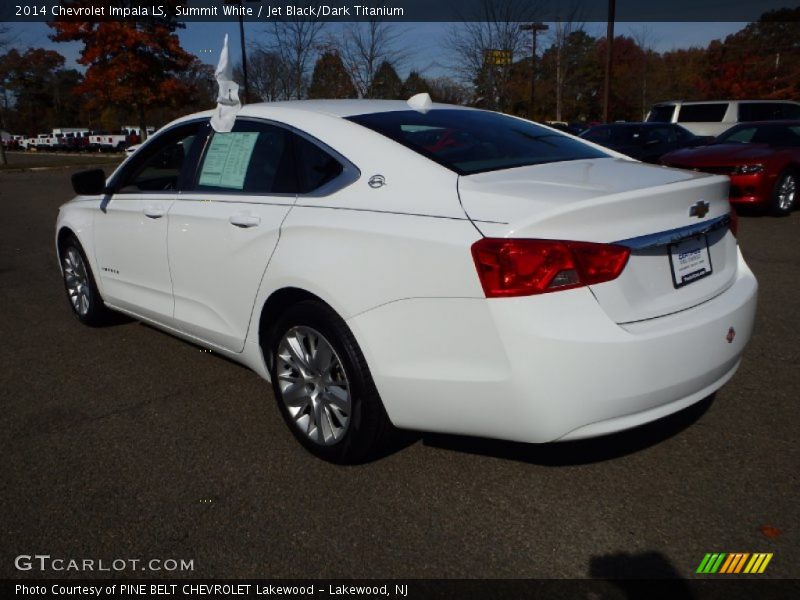 Summit White / Jet Black/Dark Titanium 2014 Chevrolet Impala LS