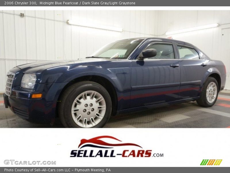 Midnight Blue Pearlcoat / Dark Slate Gray/Light Graystone 2006 Chrysler 300