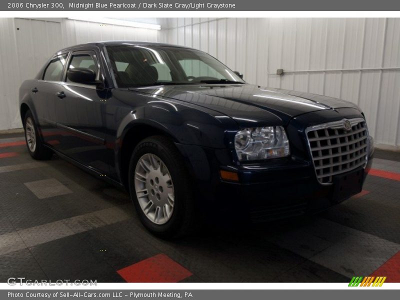 Midnight Blue Pearlcoat / Dark Slate Gray/Light Graystone 2006 Chrysler 300