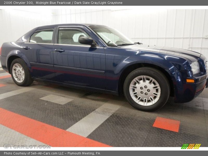 Midnight Blue Pearlcoat / Dark Slate Gray/Light Graystone 2006 Chrysler 300