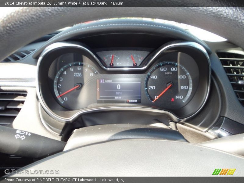 Summit White / Jet Black/Dark Titanium 2014 Chevrolet Impala LS
