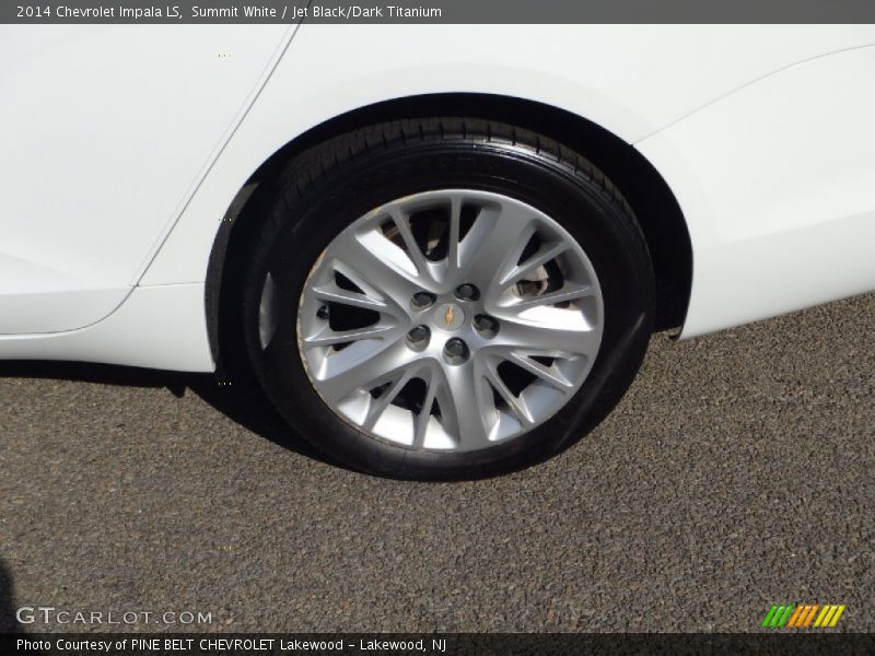 Summit White / Jet Black/Dark Titanium 2014 Chevrolet Impala LS