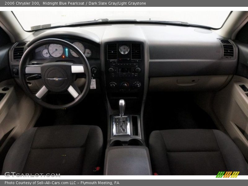 Midnight Blue Pearlcoat / Dark Slate Gray/Light Graystone 2006 Chrysler 300