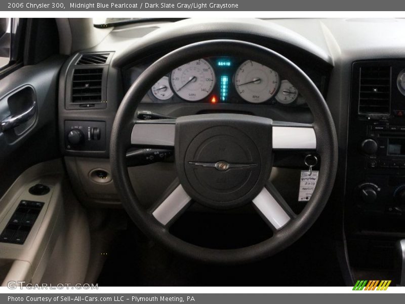 Midnight Blue Pearlcoat / Dark Slate Gray/Light Graystone 2006 Chrysler 300