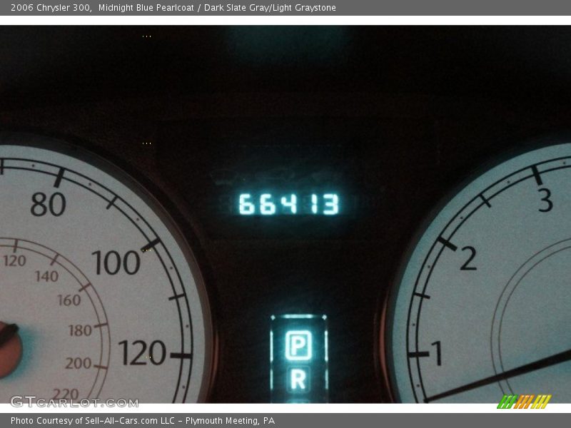 Midnight Blue Pearlcoat / Dark Slate Gray/Light Graystone 2006 Chrysler 300