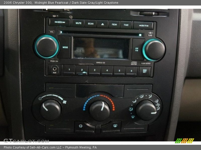 Midnight Blue Pearlcoat / Dark Slate Gray/Light Graystone 2006 Chrysler 300