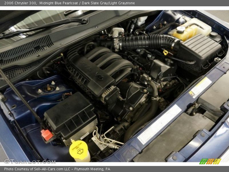 Midnight Blue Pearlcoat / Dark Slate Gray/Light Graystone 2006 Chrysler 300