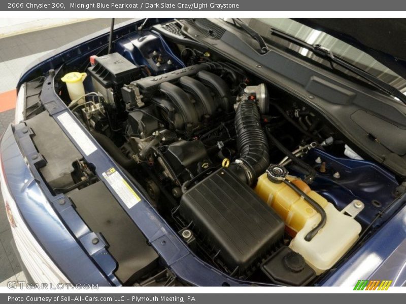 Midnight Blue Pearlcoat / Dark Slate Gray/Light Graystone 2006 Chrysler 300