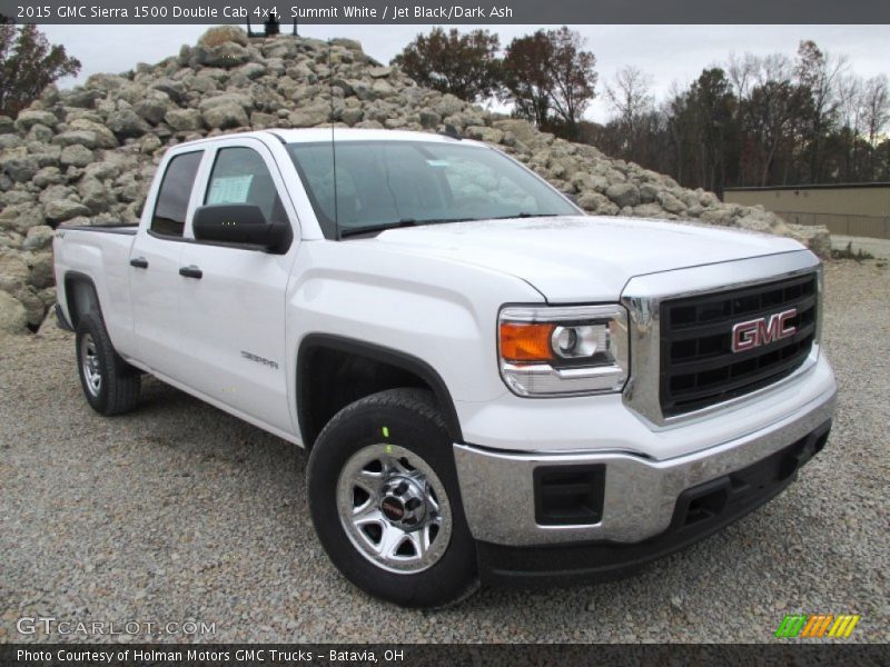 Front 3/4 View of 2015 Sierra 1500 Double Cab 4x4