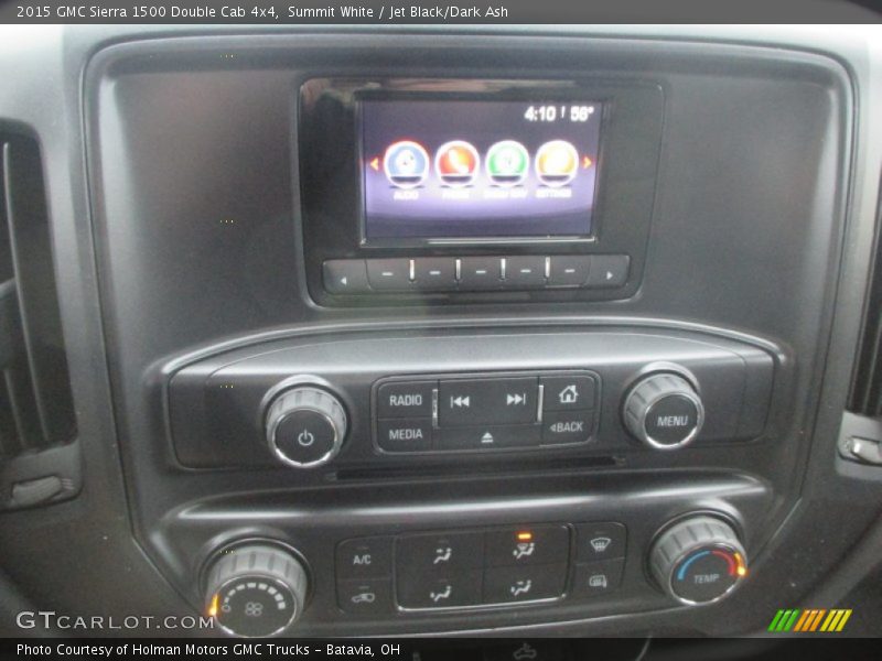 Summit White / Jet Black/Dark Ash 2015 GMC Sierra 1500 Double Cab 4x4