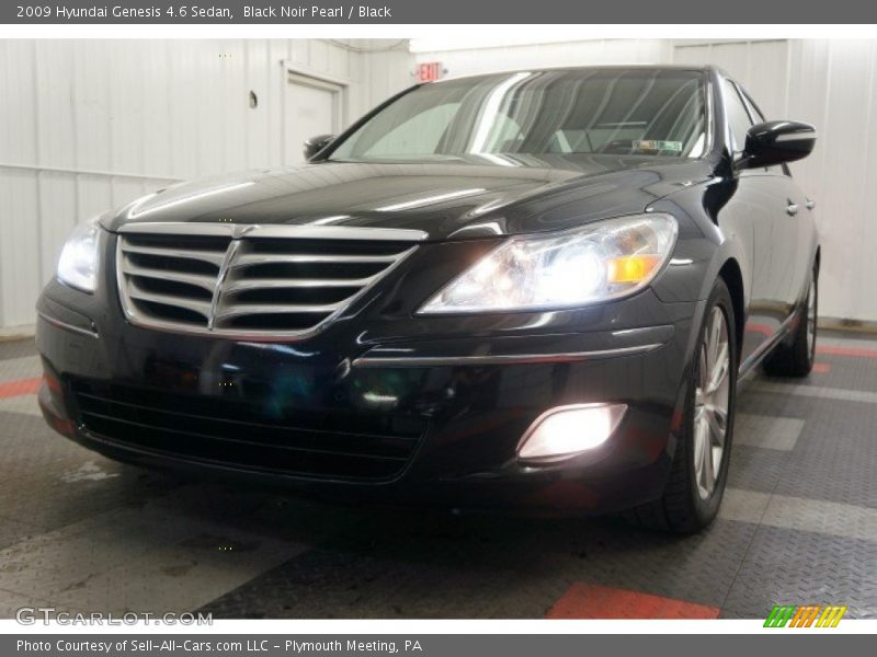 Black Noir Pearl / Black 2009 Hyundai Genesis 4.6 Sedan