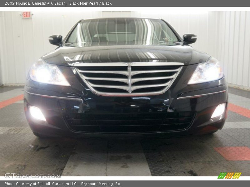 Black Noir Pearl / Black 2009 Hyundai Genesis 4.6 Sedan