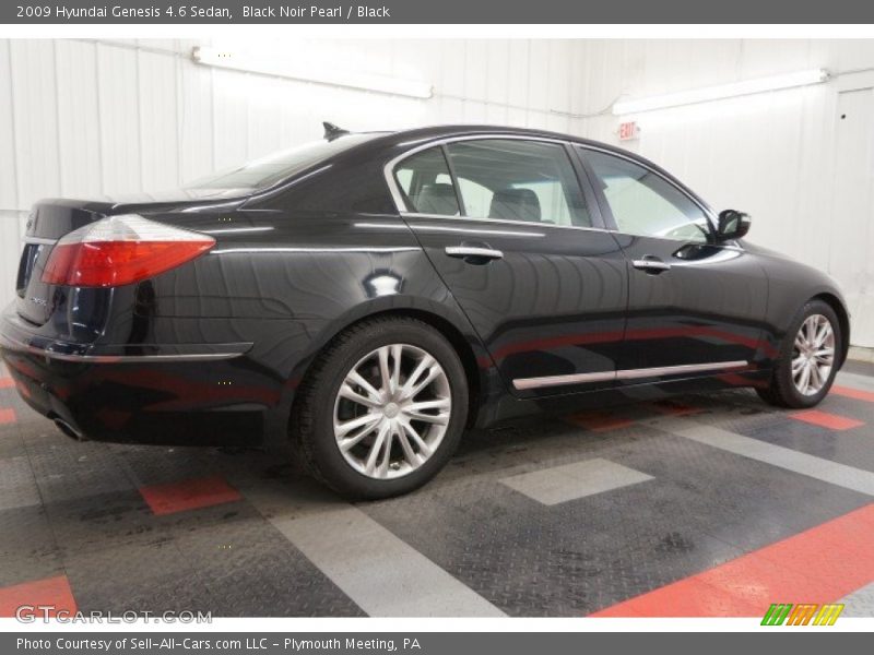 Black Noir Pearl / Black 2009 Hyundai Genesis 4.6 Sedan