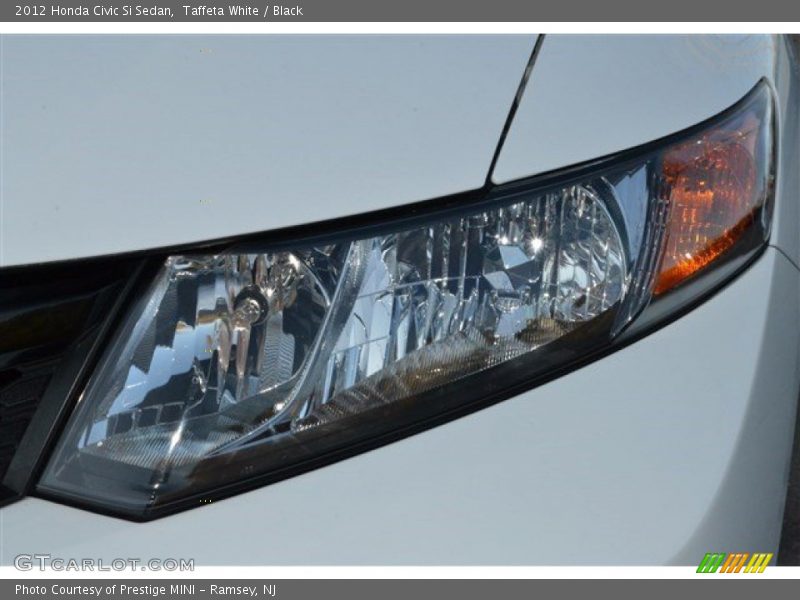 Taffeta White / Black 2012 Honda Civic Si Sedan