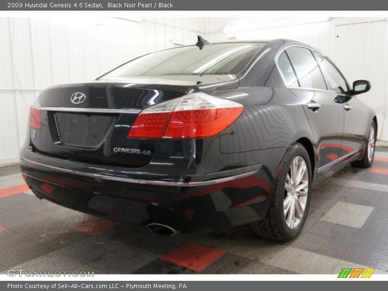 Black Noir Pearl / Black 2009 Hyundai Genesis 4.6 Sedan