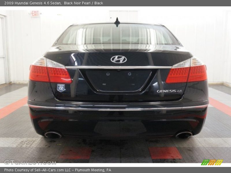 Black Noir Pearl / Black 2009 Hyundai Genesis 4.6 Sedan