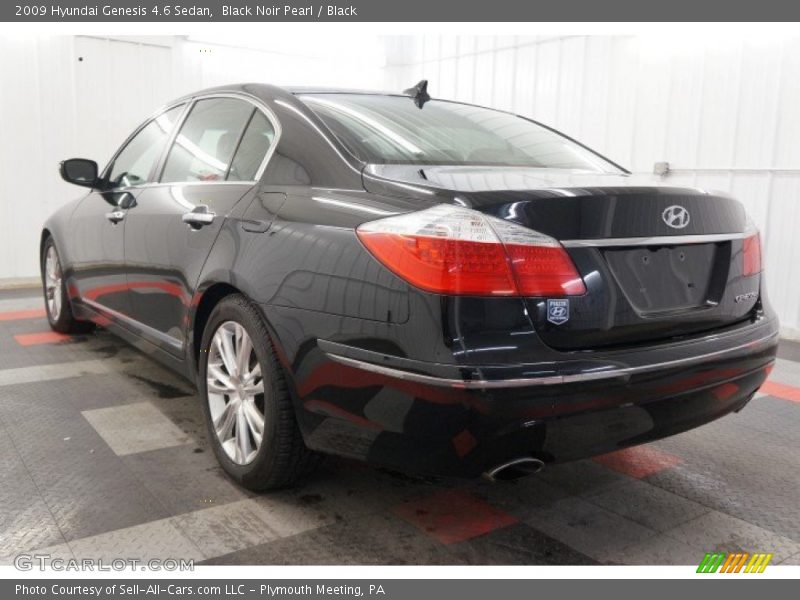 Black Noir Pearl / Black 2009 Hyundai Genesis 4.6 Sedan