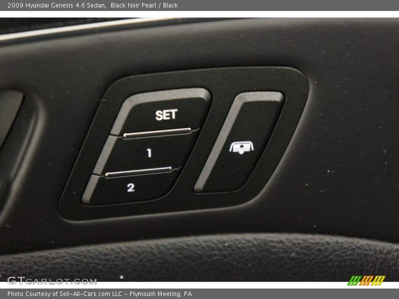 Black Noir Pearl / Black 2009 Hyundai Genesis 4.6 Sedan