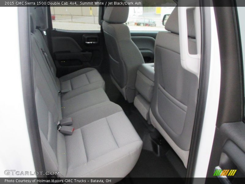 Summit White / Jet Black/Dark Ash 2015 GMC Sierra 1500 Double Cab 4x4