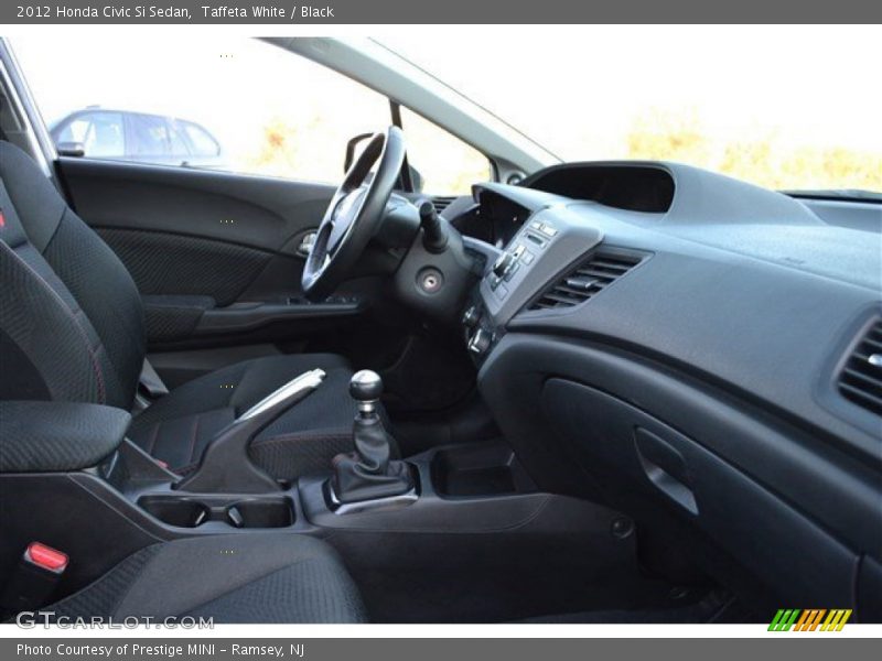 Taffeta White / Black 2012 Honda Civic Si Sedan
