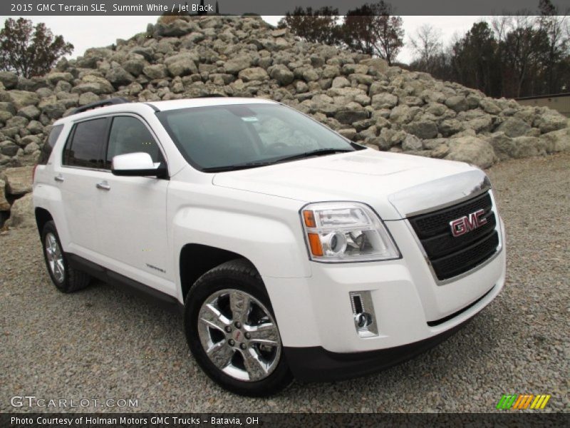 Summit White / Jet Black 2015 GMC Terrain SLE