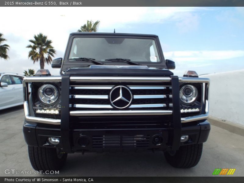 Black / Black 2015 Mercedes-Benz G 550