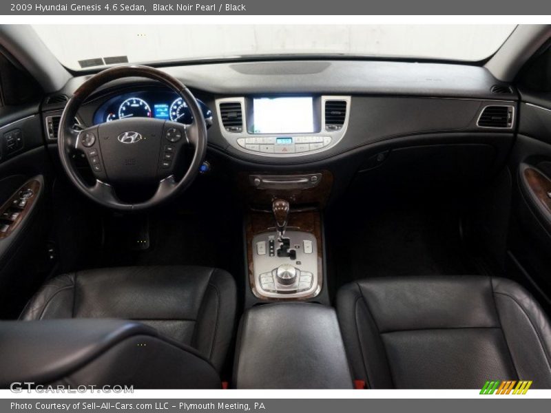Black Noir Pearl / Black 2009 Hyundai Genesis 4.6 Sedan