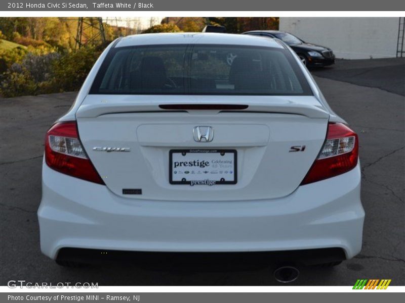 Taffeta White / Black 2012 Honda Civic Si Sedan