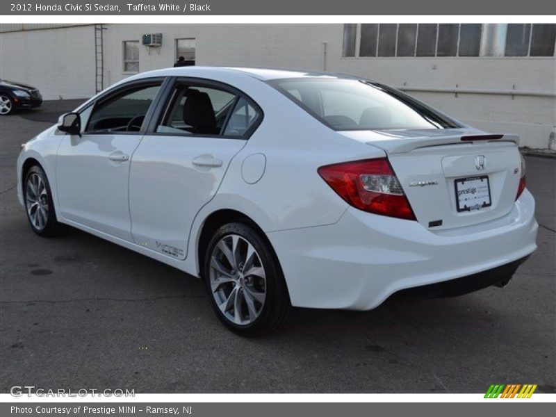 Taffeta White / Black 2012 Honda Civic Si Sedan