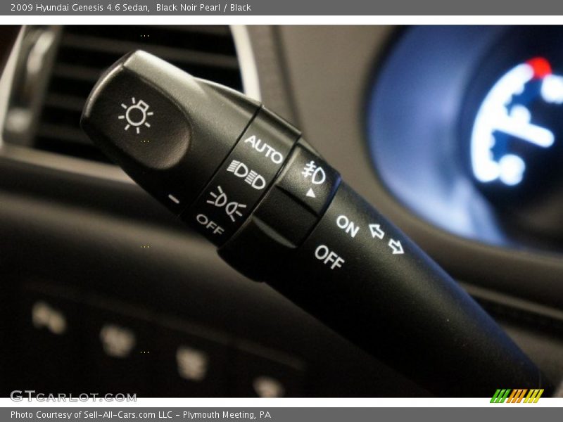 Black Noir Pearl / Black 2009 Hyundai Genesis 4.6 Sedan