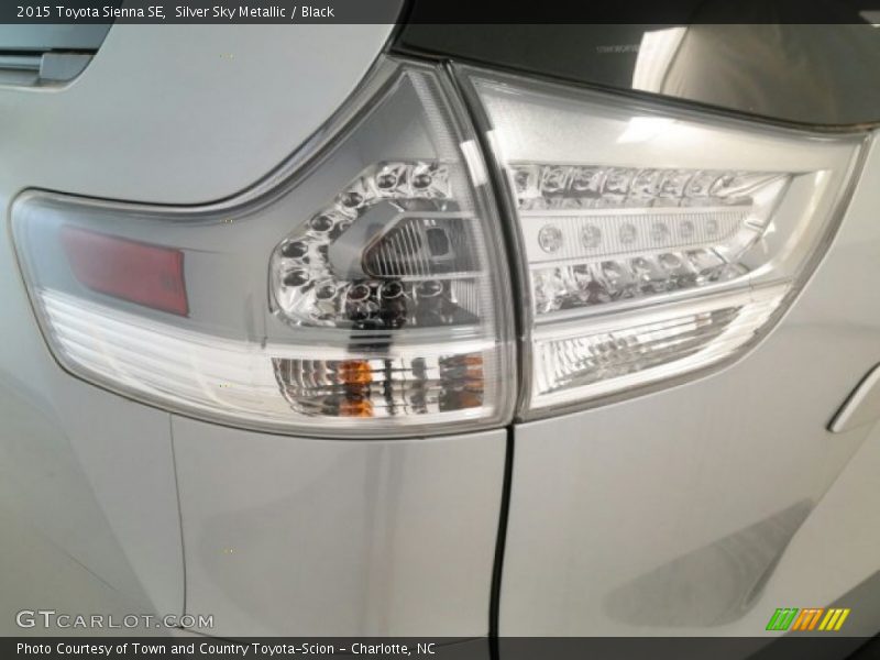 Silver Sky Metallic / Black 2015 Toyota Sienna SE