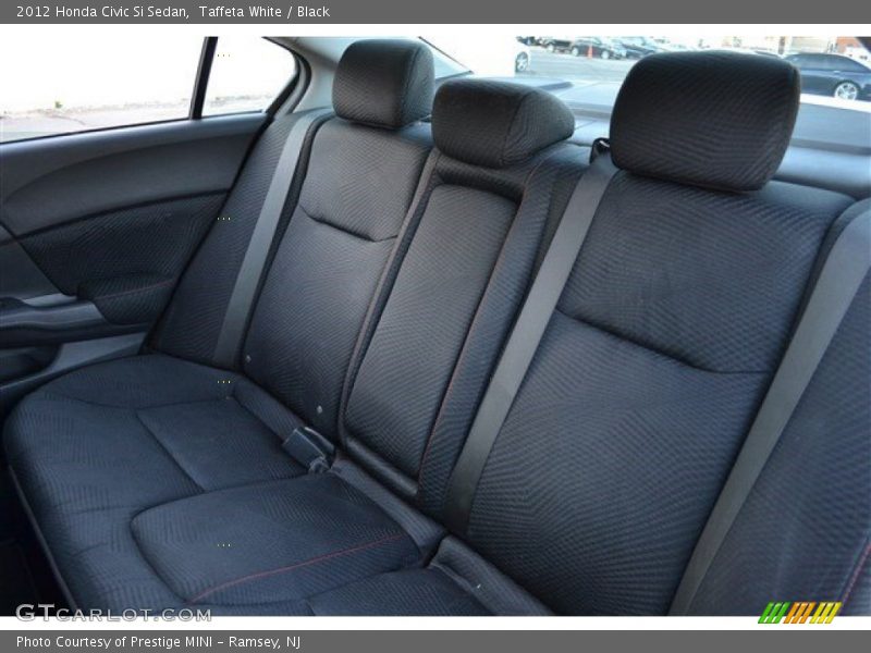 Taffeta White / Black 2012 Honda Civic Si Sedan
