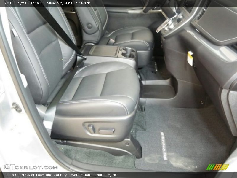 Silver Sky Metallic / Black 2015 Toyota Sienna SE