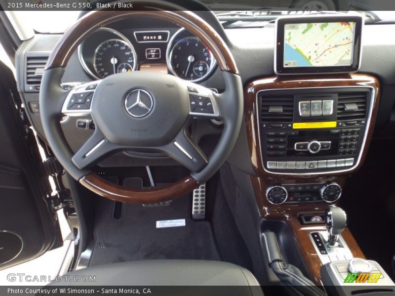 Dashboard of 2015 G 550