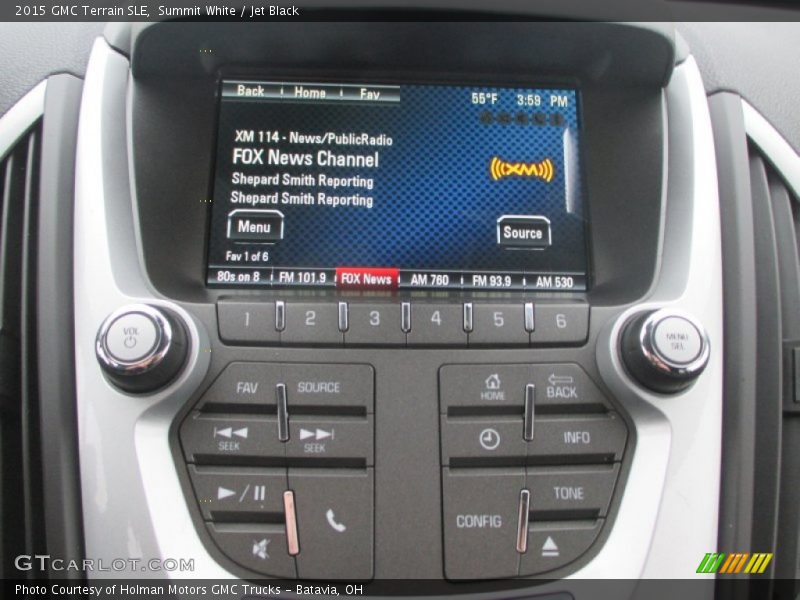 Summit White / Jet Black 2015 GMC Terrain SLE