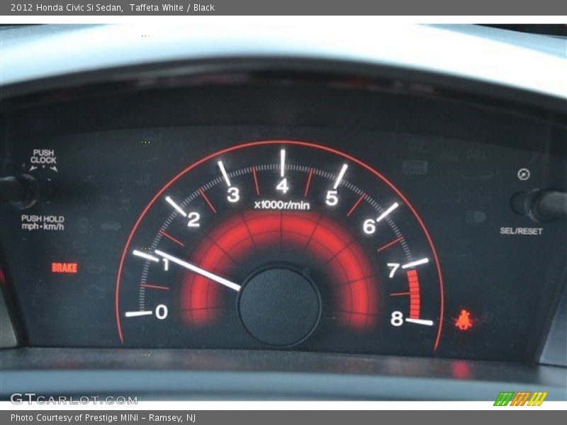 Taffeta White / Black 2012 Honda Civic Si Sedan