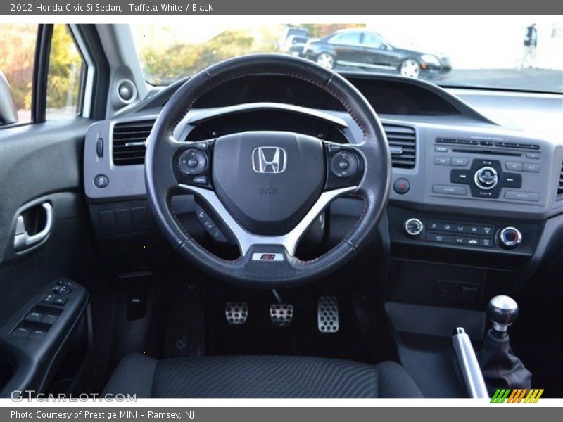 Taffeta White / Black 2012 Honda Civic Si Sedan