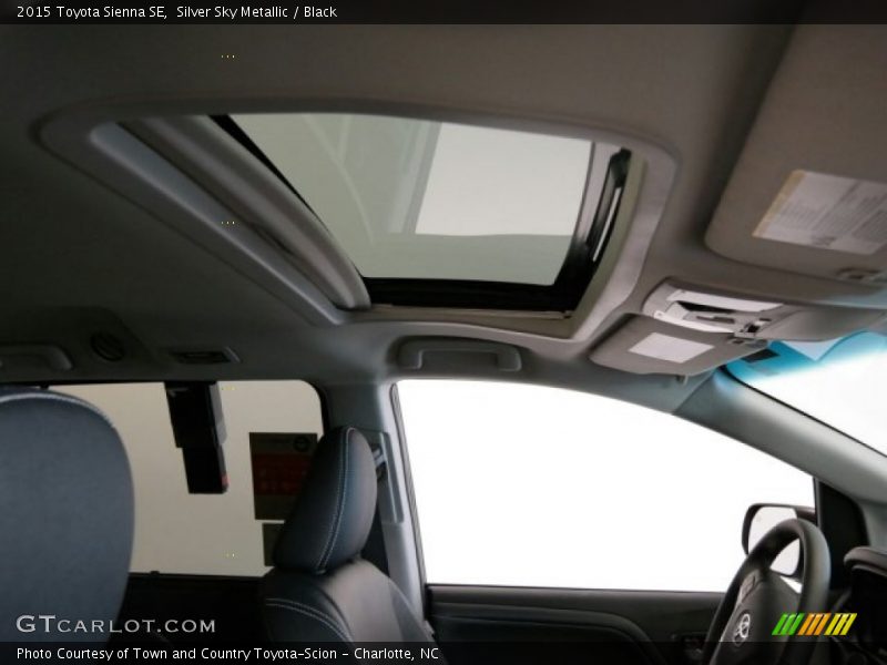 Silver Sky Metallic / Black 2015 Toyota Sienna SE