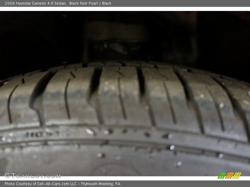 Black Noir Pearl / Black 2009 Hyundai Genesis 4.6 Sedan