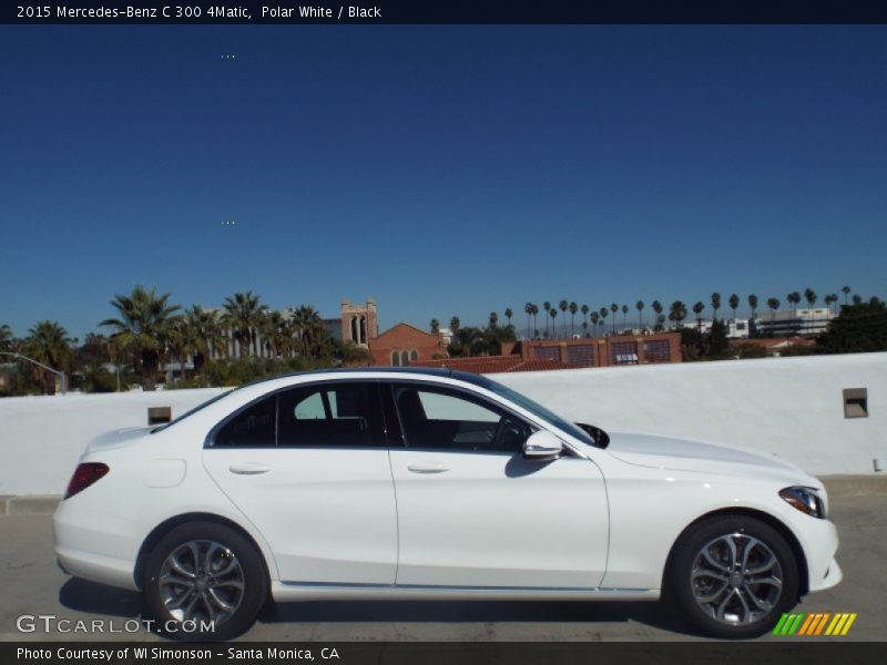 Polar White / Black 2015 Mercedes-Benz C 300 4Matic