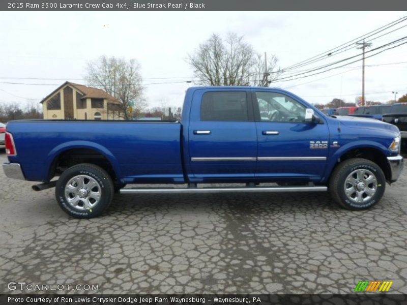 2015 3500 Laramie Crew Cab 4x4 Blue Streak Pearl