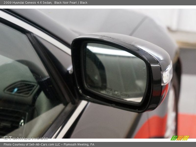 Black Noir Pearl / Black 2009 Hyundai Genesis 4.6 Sedan