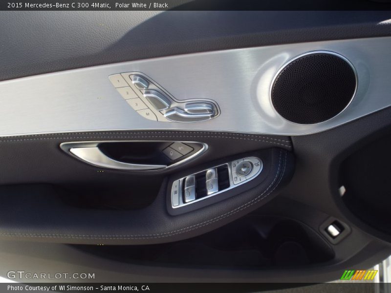 Polar White / Black 2015 Mercedes-Benz C 300 4Matic