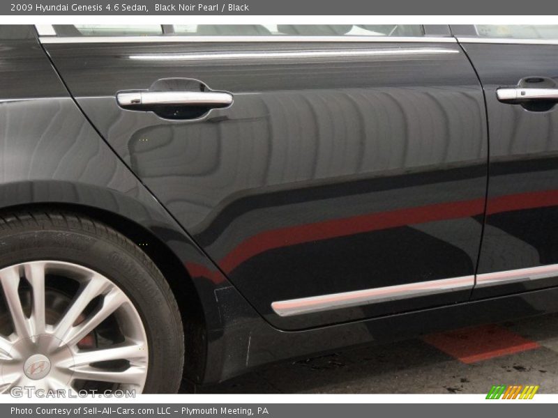 Black Noir Pearl / Black 2009 Hyundai Genesis 4.6 Sedan