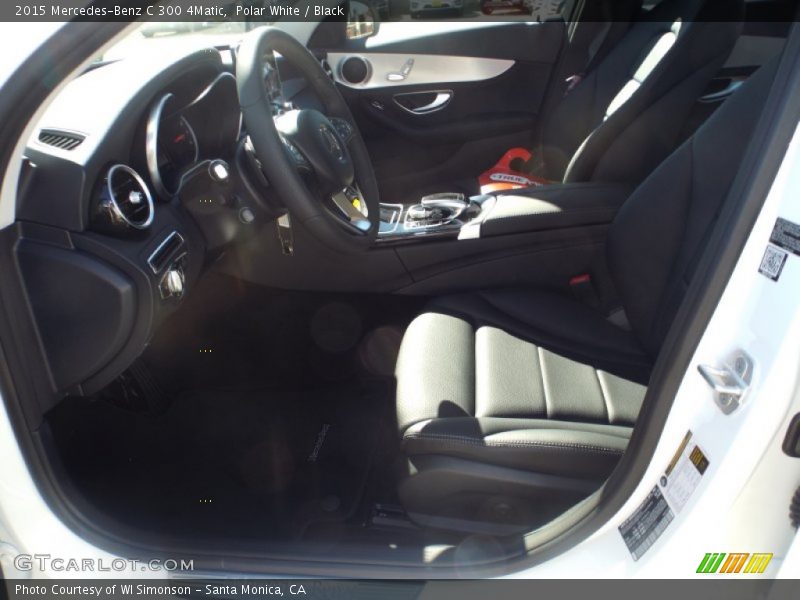 Polar White / Black 2015 Mercedes-Benz C 300 4Matic