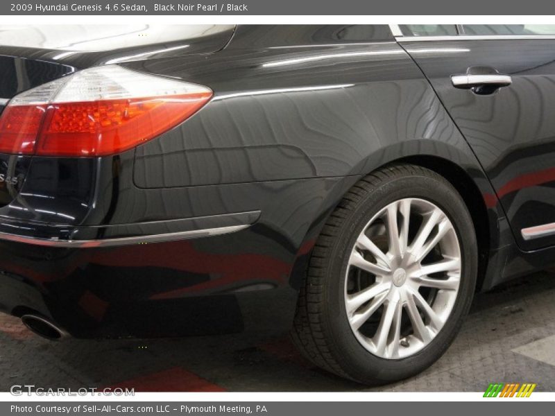 Black Noir Pearl / Black 2009 Hyundai Genesis 4.6 Sedan